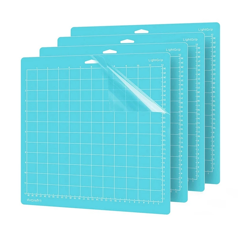 4Pcs Pvc Cutting Mat Non Slip for Contour Photography Plotter Machine with Adhesive Lettering