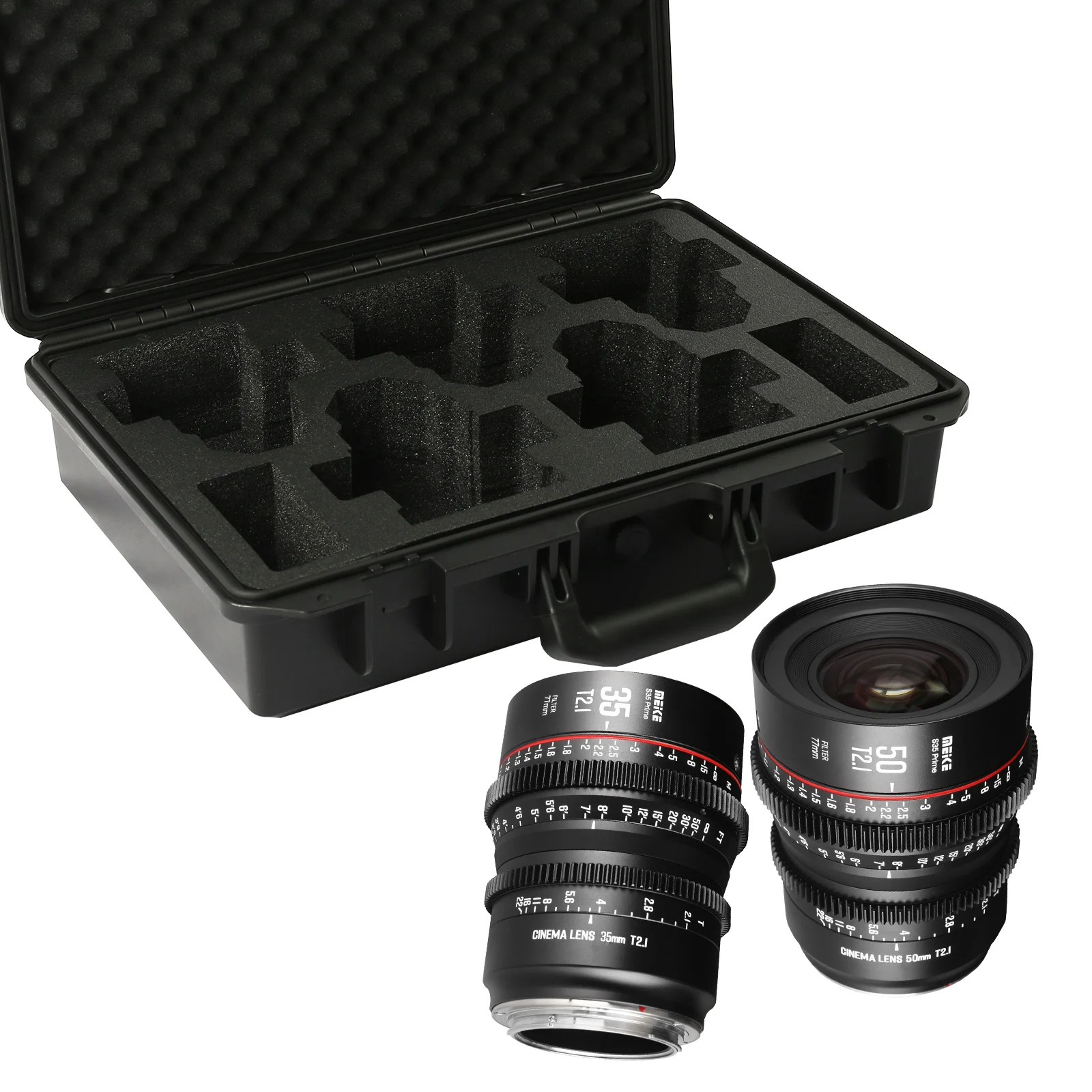 Meike Prime Super 35 Frame Series (2-4)* Cine Lens Kit +