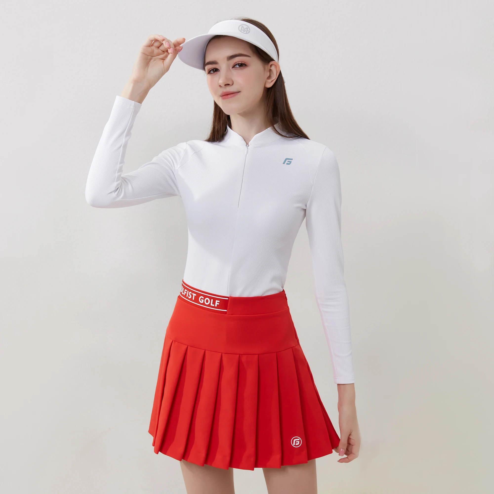 Golf Autumn and Spring Women Skirt Elastic Causal Sports Pleated Short Skirts With Pants inside Ladies Golf Tennis Wear
