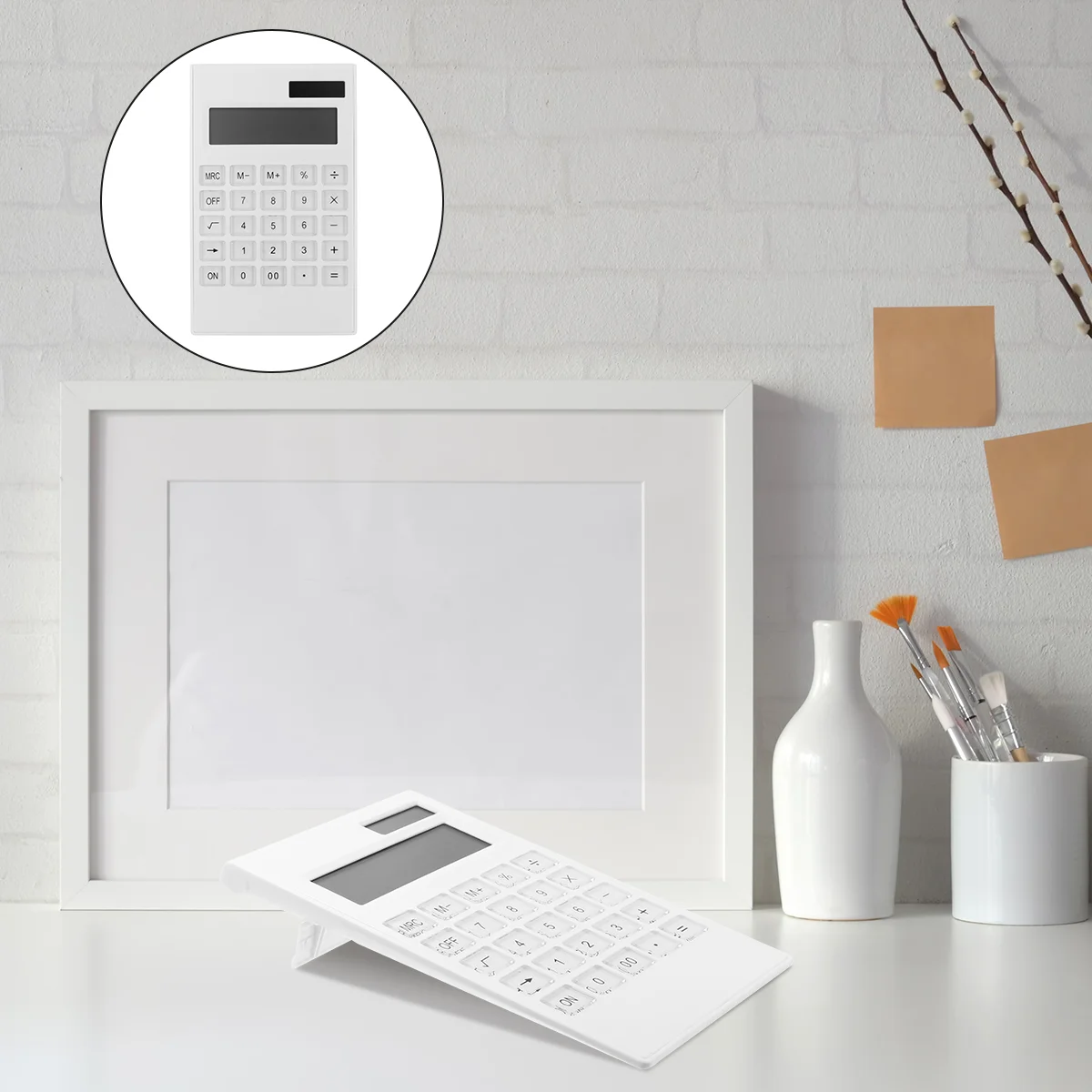 

1pc Electronic Calculator Office Stationery Office Calculator Solar Calculator