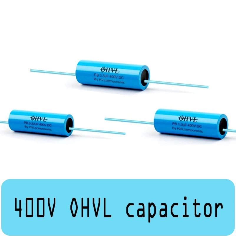 2Pcs MKP Audio Capacitor 400V OHVL HIFI Fever Electrodeless Audio Coupling  0.47UF 1UF 1.5UF 2UF 3.3UF 4.7UF 5.6UF 8.2UF 10UF 2pcs mkp capacitor 400v 630v audiophiler kondensotor hifi fever electrodeless audio metal film 1 5uf 1 8uf 2 2uf 3 3uf 4 7uf