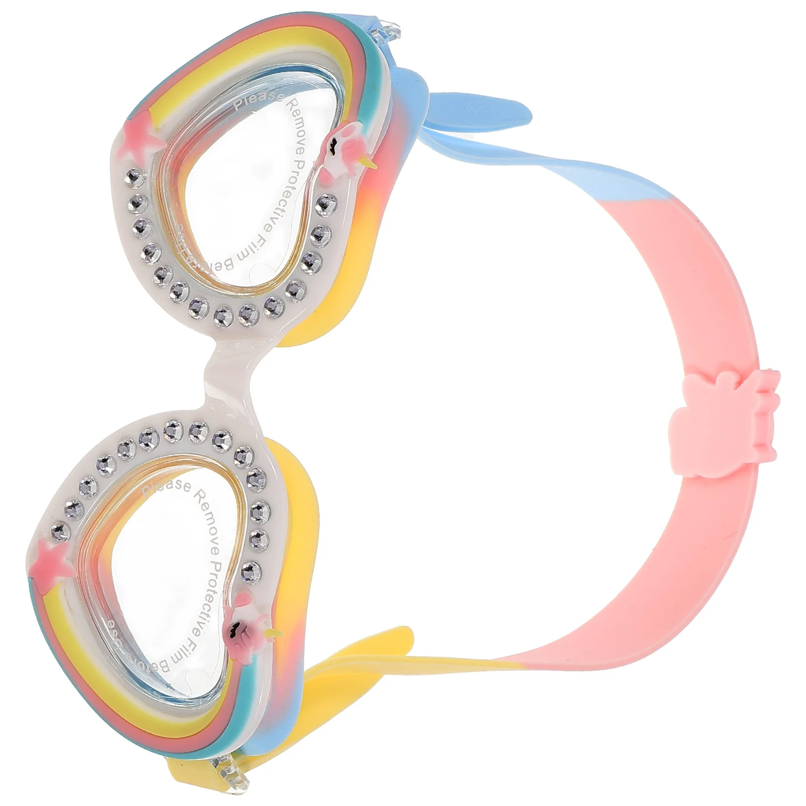 

Swimming Goggles High-definition Waterproof and Anti-fog (candy Color) for Kids 8-12 6-14 Eye Protection Girl Child
