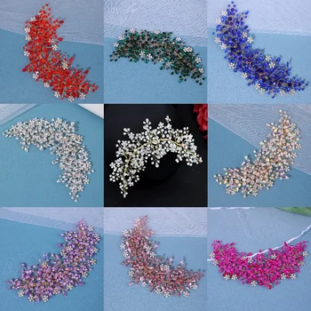 Fasce per capelli da sposa con strass di cristallo, diademi, fasce per capelli per le donne, sposa, accessori per capelli da sposa, regalo per gioielli