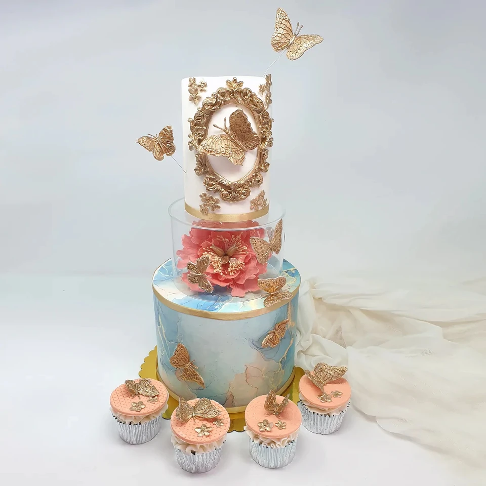 Sijiangmold Reliëf Frame Fondant Vormen Stijl Krukken Frame Vorm voor