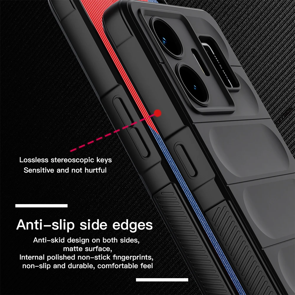 KEISION Shockproof Anti-Skid Soft Silicone Phone Case