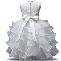 Newborn Girl Christening Dress Baby Girls First Birthday Party Dress Infant Baptism Costume Kids Dresses For Girls Clothes 24M 2