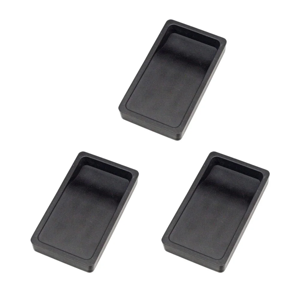 

3 Pcs Ink Chinese Wavy Two-sided Plate Inkslab Traditional with Cover Writing Painting Inkslabs Student