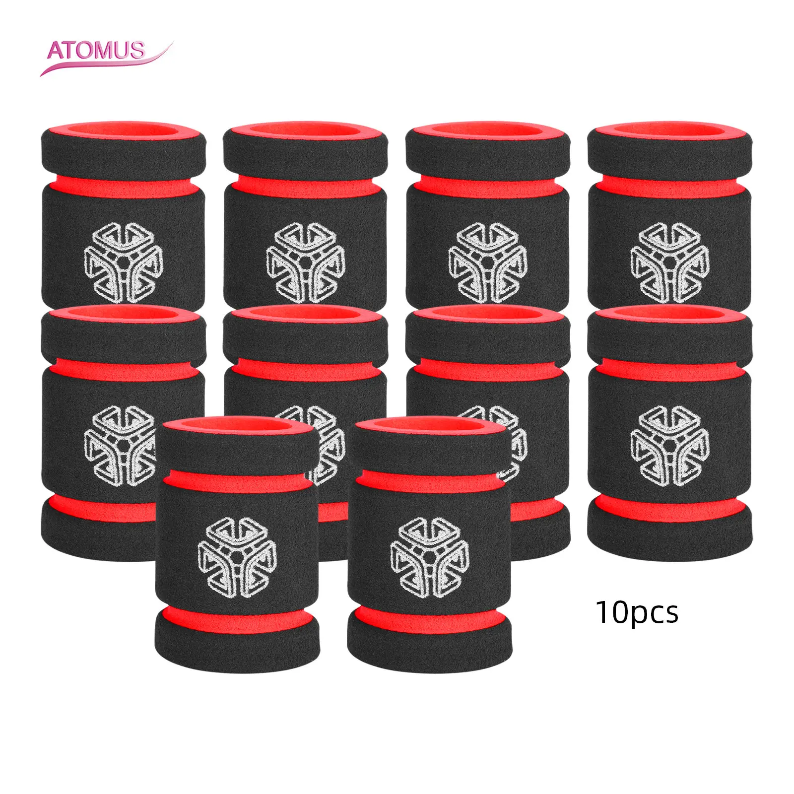 

10pcs 30mm Tattoo Pen Machine Cover Elastic Thickening Anti Slip and Snti Sponge Foam Tattoo Grip Tubes Supplies
