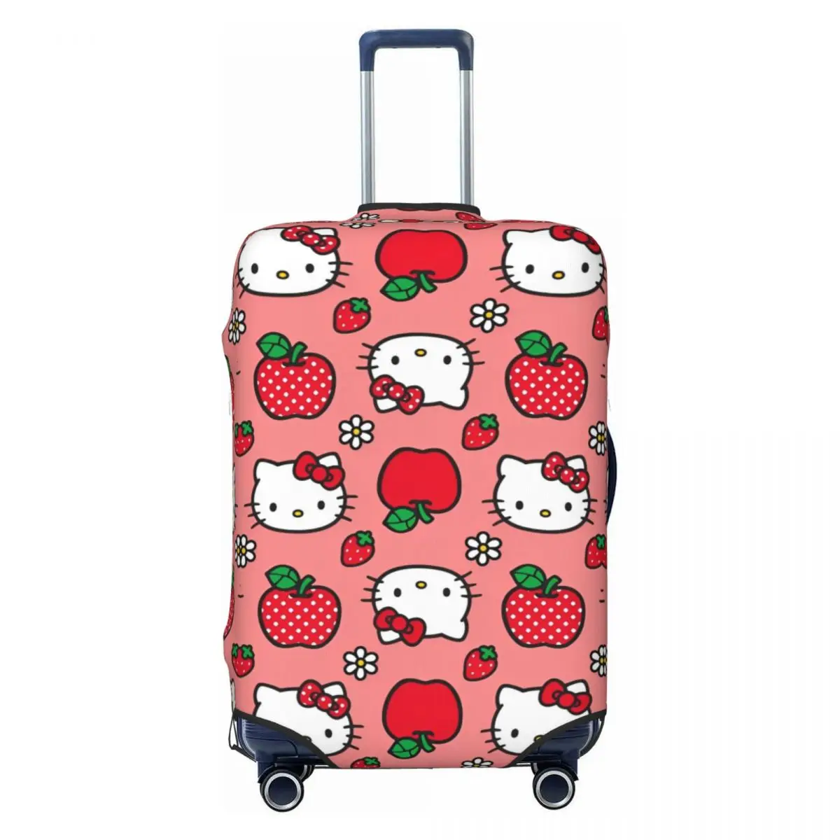Hello Kitty Apple Strawberry Flower Pattern-bayingimg Suitcase Cover Vacation Business Fun Luggage Supplies Protector 2