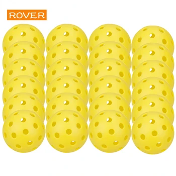 Pickleball 74MM Durable Outdoor Balls – 40-Hole, 26g Competition Pickleballs, Available in 6/12/24-Pack Sets 1