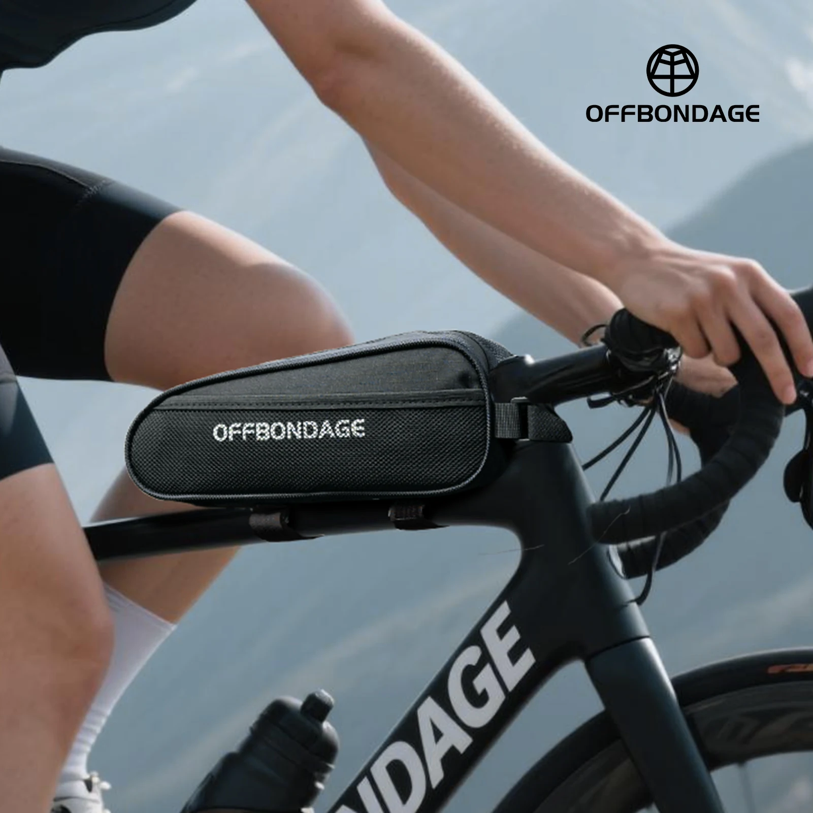 Borsa da Bici OFFBONDAGE per Tubo Superiore, Riflettente, Grande Apertura, per MTB e Bici da Strada, Porta Telefono, Borsa Portaoggetti, Accessorio - immagine 4