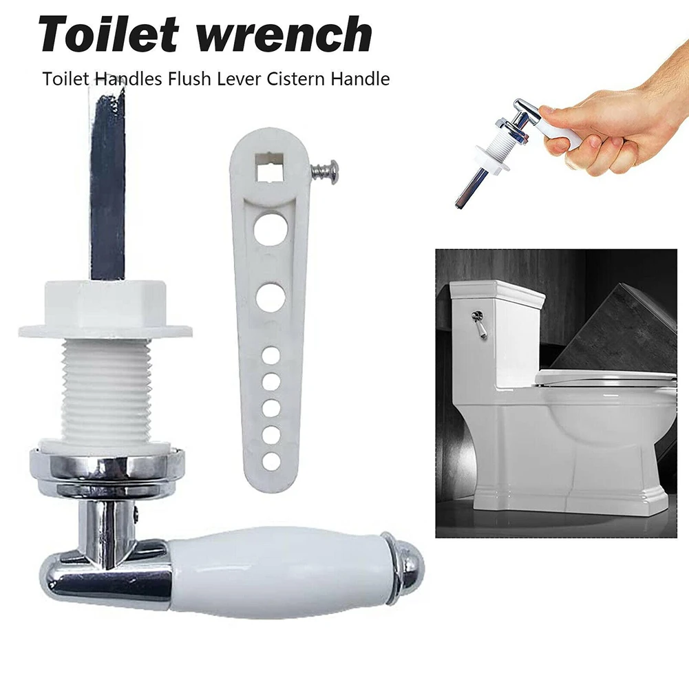 Traditional Ceramic Toilet Cistern Flush Lever Handle Replacement_voghion.com