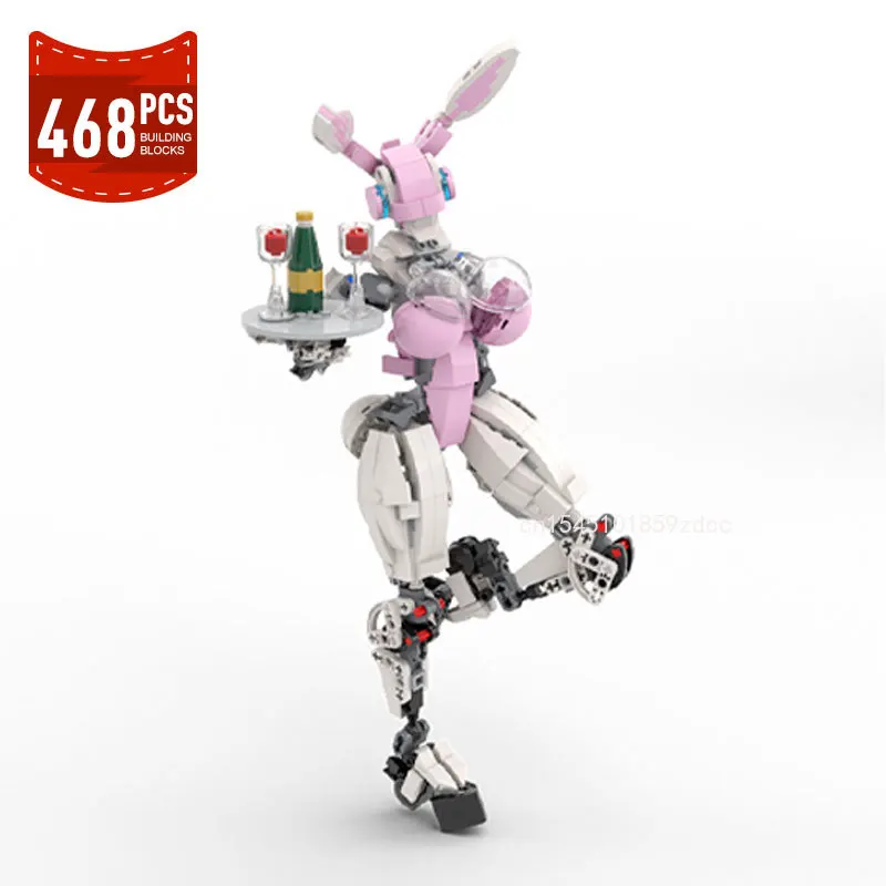MOC Mecha Robot Mobile Suit Bunny Girls Tigress Catwoman Model