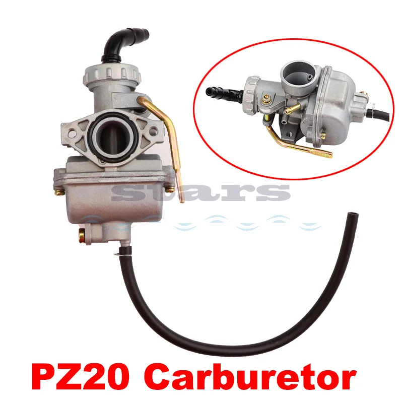 

PZ20 20mm Carburetor Manuel Choke For Keihi 110cc KAYO Apollo Bosuer Dirt Pit Bike Monkey Bikes ATV Quad Go Kart