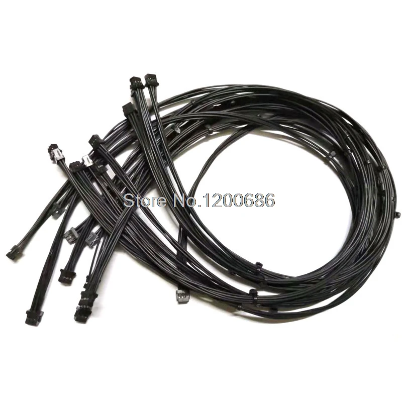 

50CM 24AWG P1-P1 P6-P6 DF11 Series DF11-6DS-2C 6 Position Housing Connector Black 0.079" (2.00mm) 6POS 2MM DUAL CRIMP