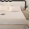 1Pc Faux Fur Velvet Fitted Sheet Soft Plush Bedcover Mattress Cover With All-around Elastic Rubber Band Bed Sheet Warm Bedsheets 2