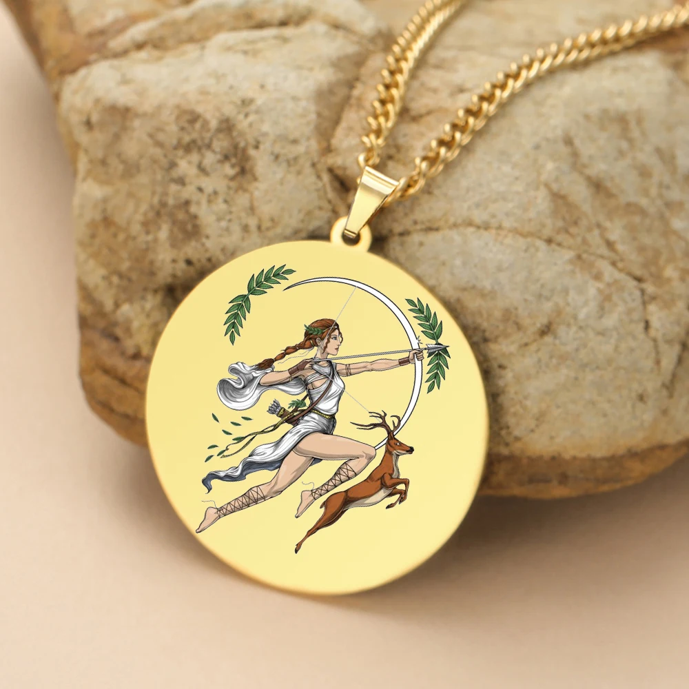 Collier Artémis finition dorée