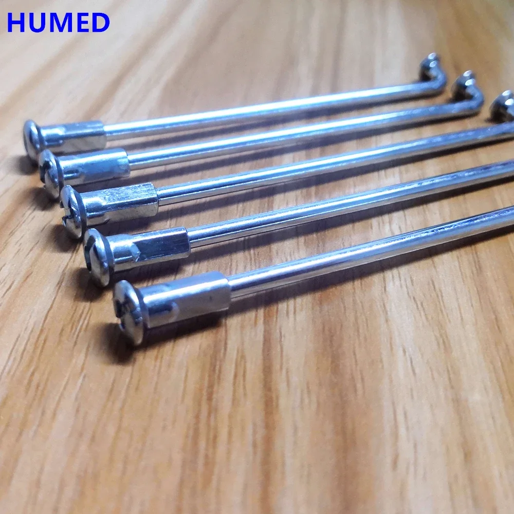 Bicycle Spokes Bike Spokes Nipples 36pcs/lot 10g Electric Bicycle Motorcycle Spokes Diameter 3.18mm Length 105/110/115/120/125/130/175/180/305mm spokes + nipples