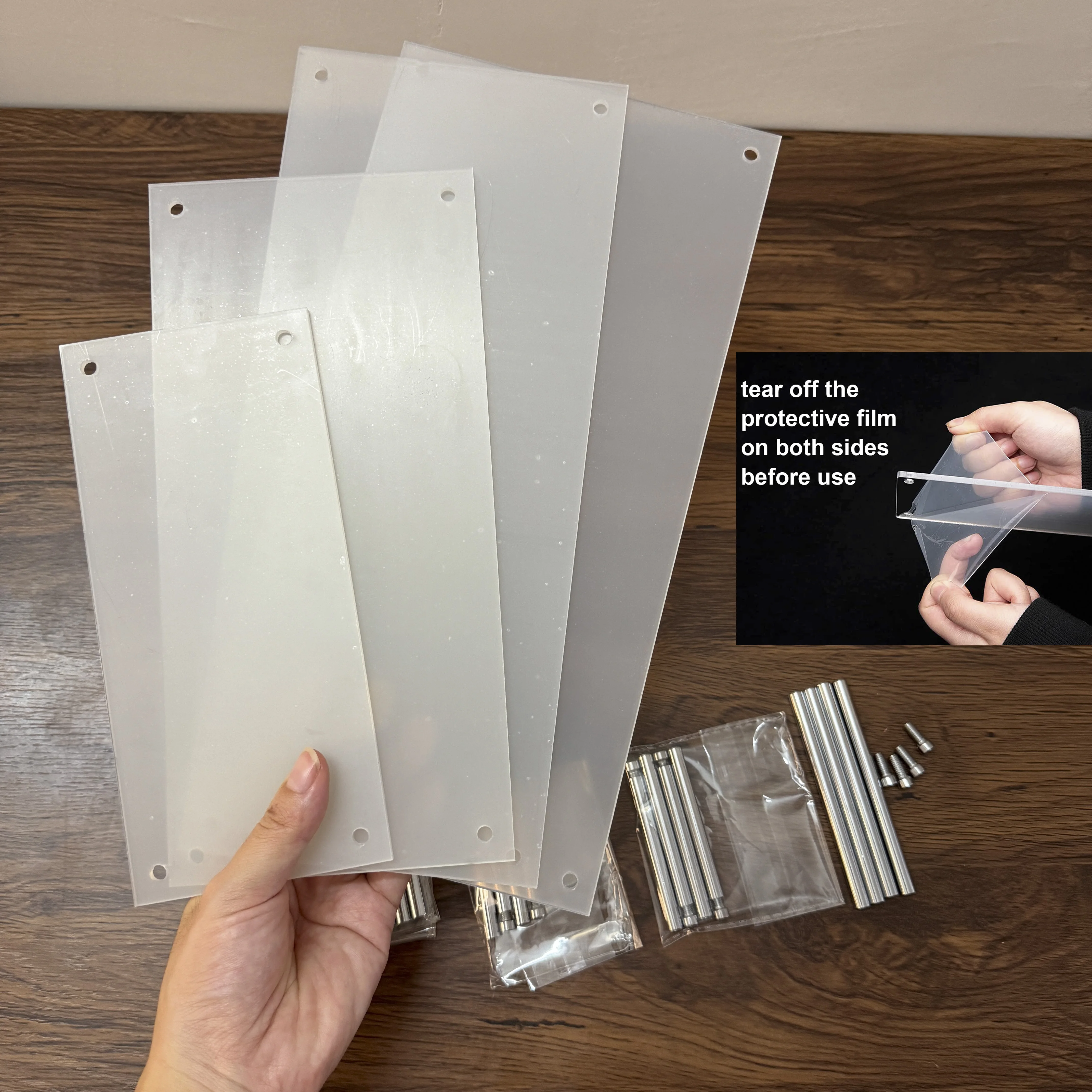 5 Pack Clear Acryl Display Risers, 5 Maten Acryl Sieraden Display Riser Plank Showcase Armaturen voor Cake, Display 5 Pack Clear Acryl Display Risers, 5 Maten Acryl Sieraden Display Riser Plank Showcase Armaturen voor Cake, Display