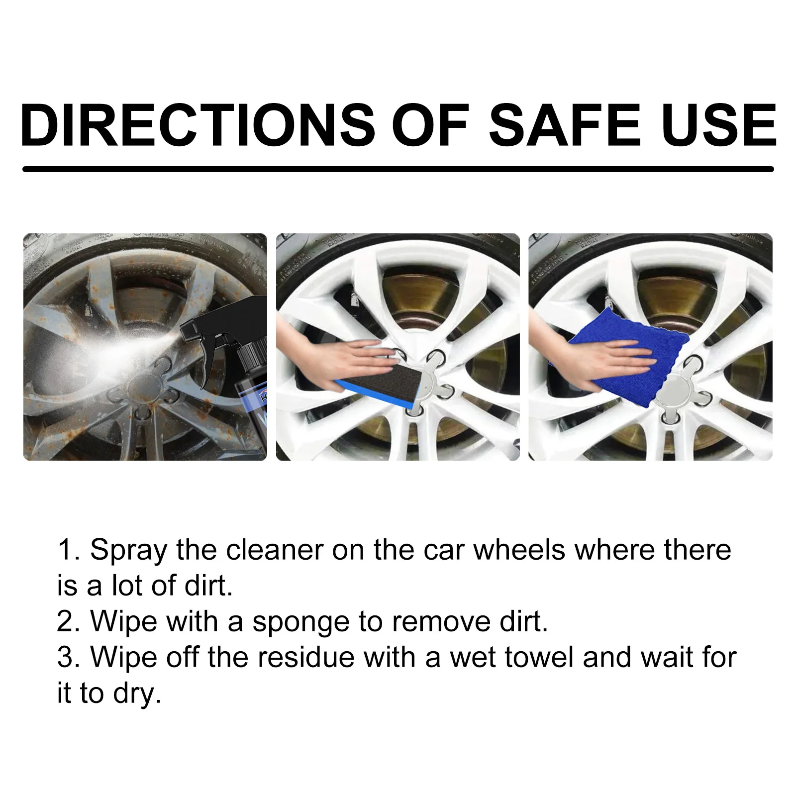 Car Iron Remover Wheel Cleaner 120ml