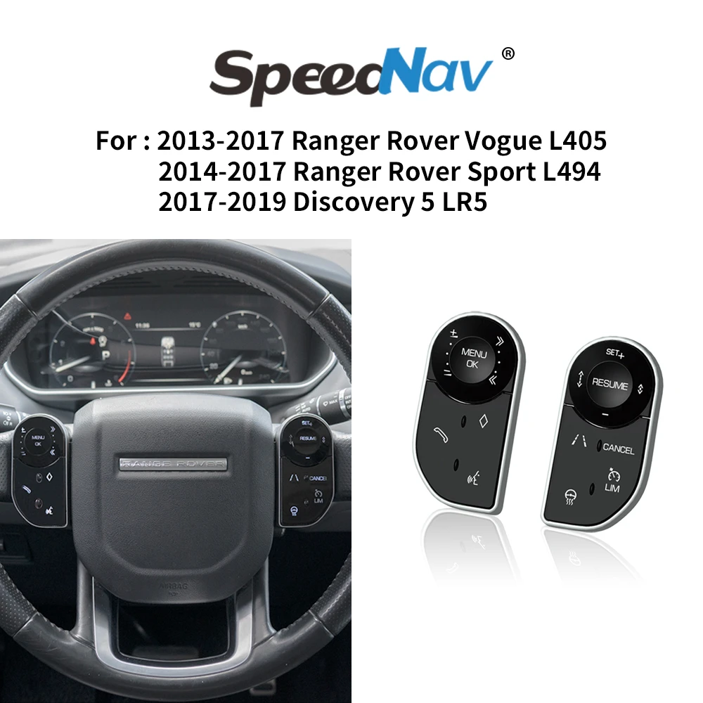 Steering Wheel Control Buttons For Land Rover Discovery Sport 2015-2019