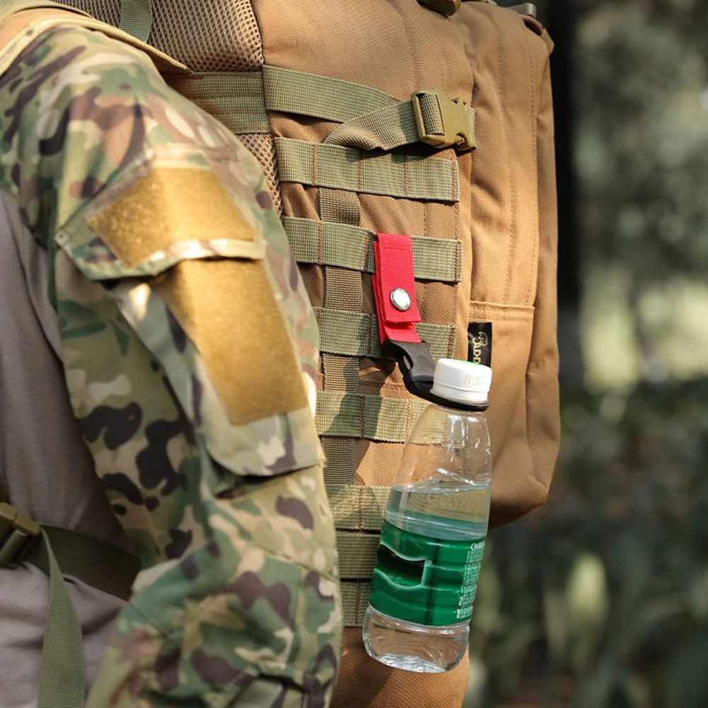 Neue Gurtband Schnalle Haken Wasser Flasche Halter Clip Outdoor Nylon Klettern Karabiner Gürtel Rucksack Aufhänger Camping Karabiner Gürtel Clip – Detail 40