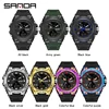 SANDA 739 Date Military Sports Watches Waterproof Electronic Wristwatch Mens Clock Orologio da uomo Style Men Digital Watch 6