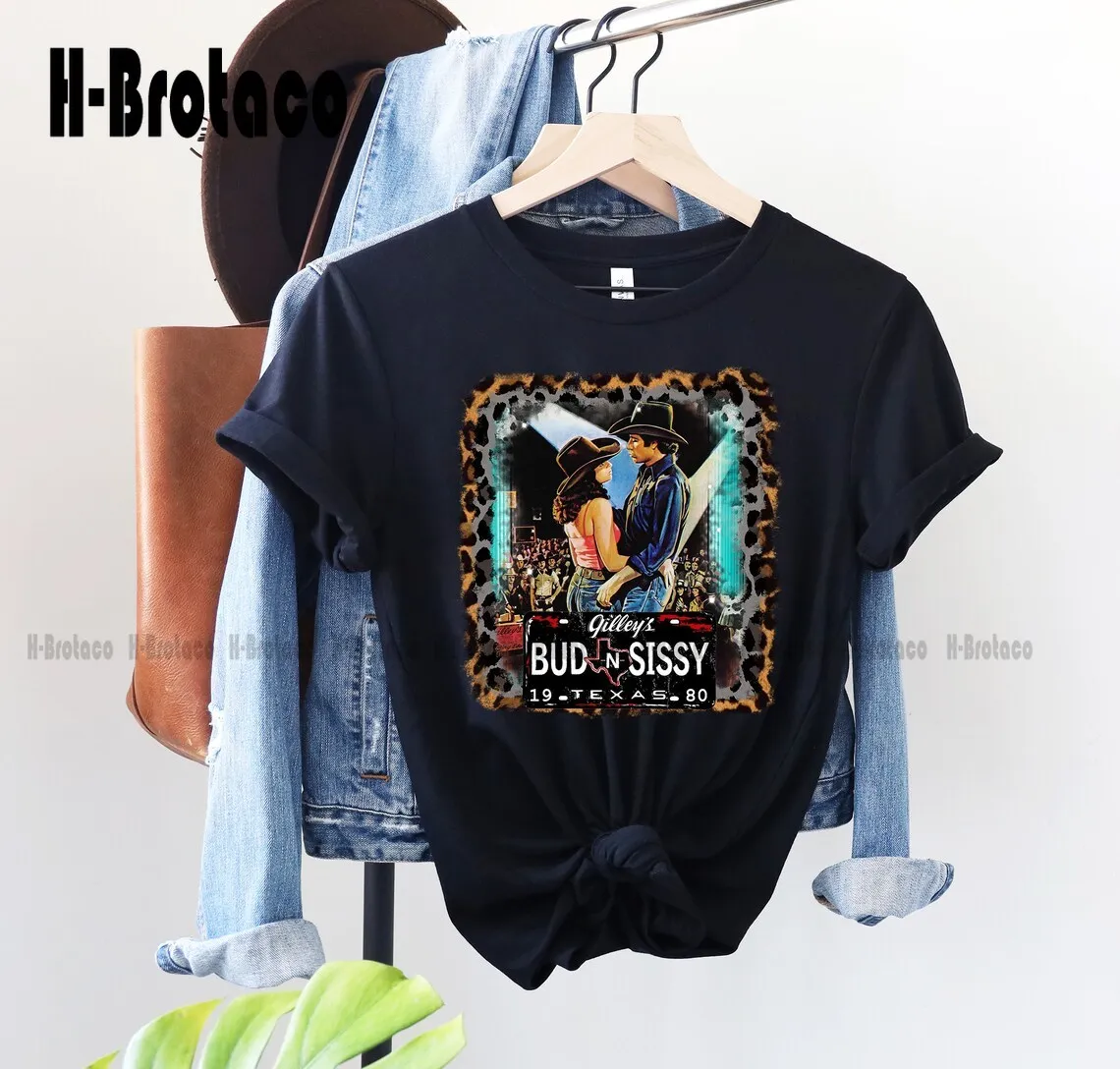 Film New Fashion Bud E Sissy Gilley'S Texas Urban Cowboy Black T Shirt Camicie Da Uomo Regalo Personalizzato Xs-5Xl Streetwear
