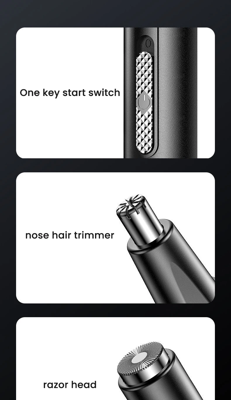 Electric Nose Hair Trimmer Nose Hair Shaver Nose Hair Trimmer