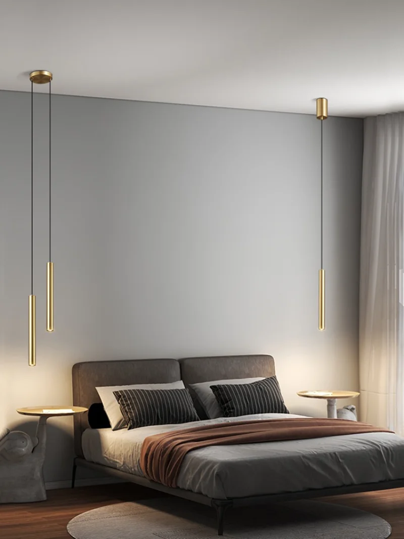 Minimalist lamp metal construction