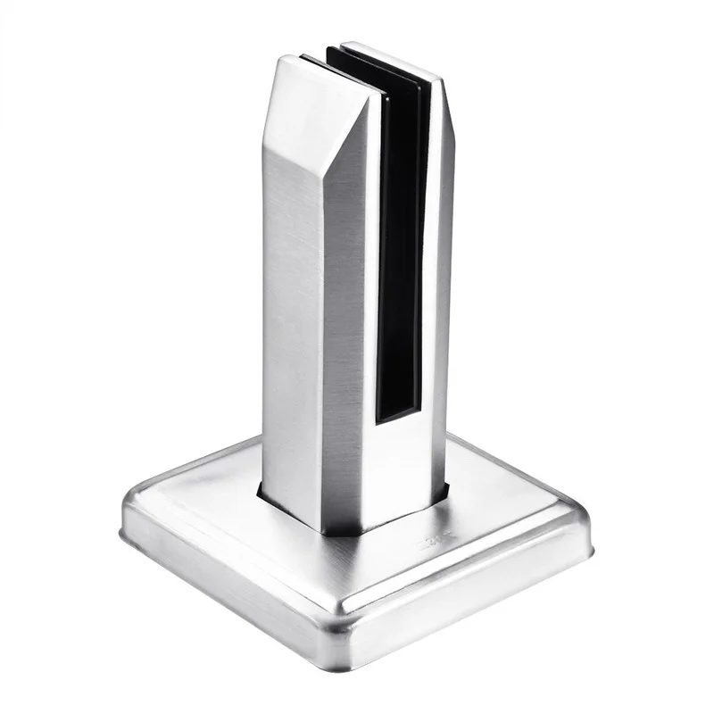 

304 Stainless Steel Pool Clamp Glass Panel Pool Fence Staircase Bracket Spigot Balustrade Floor Deck Mount Support Clamp