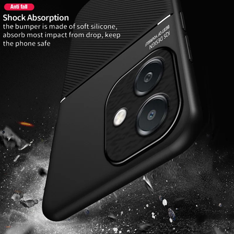Rugged Protective Phone Case with Built-in Car Magnetic Holder