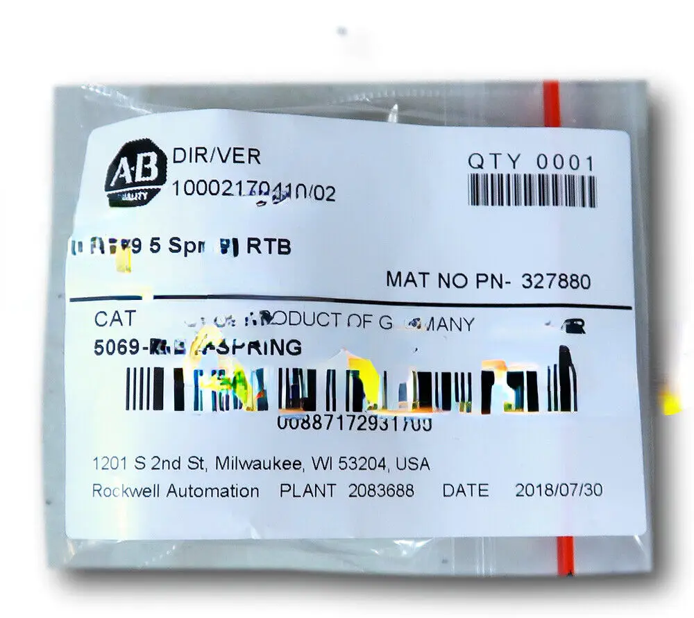 

Allen Bradley 5069-RTB5-SPRING | Compact 5000 Power Terminal Block *NEW*