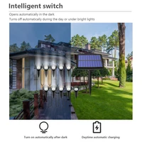 Outdoor Solar Spot Lights 10 LED Solar Landscape Spotlights Auto On/Off Outdoor Waterproof Garden Lights For Driveway Walkway 2