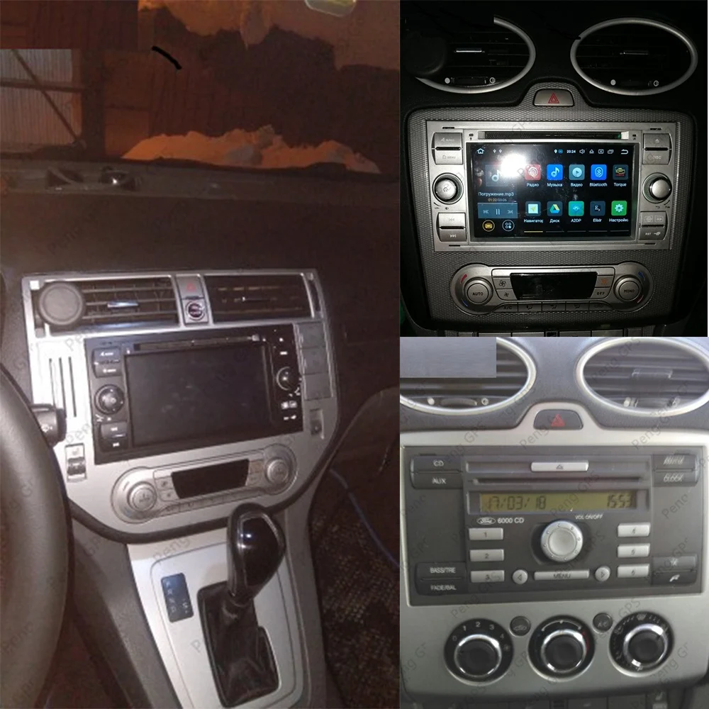 Android 12 128Gb Car Cd Lettore Dvd Mappa Gps Navigazione Per Ford 2006 Carplay Car Multimedia Player Unità Principale Auto Radio Cruscotto