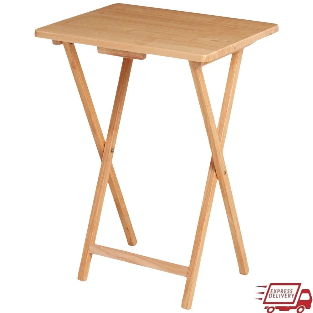 folding tv tray table setup