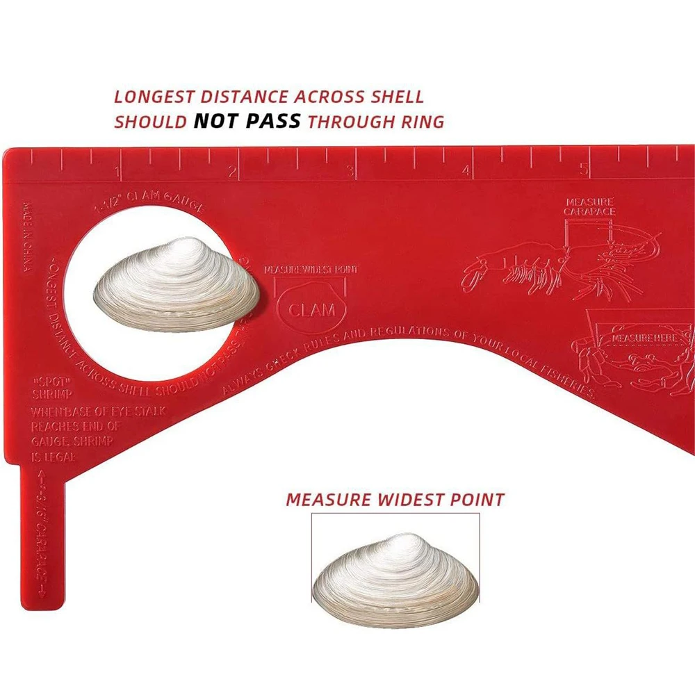 Jauge à crabes et crevettes mesure précise pour pêche équipement sportif durable