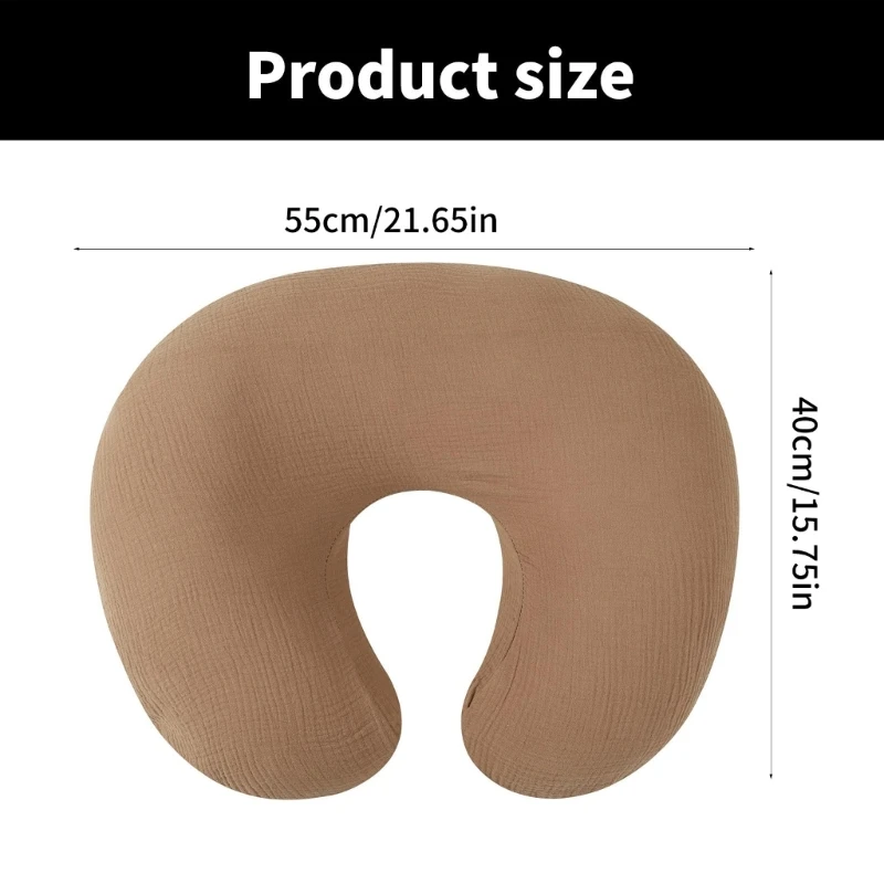 2pcs/set Removable Baby Feeding Pillow Case Newborns Breastfeeding Cushion Cover Detachable Sleeve for Boys Girls 6