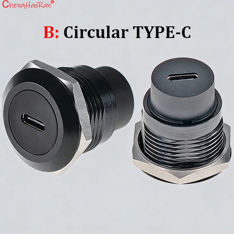 ChengHaoRan 1 Stück Metall D-Typ Modul RJ45 CAT6 USB 3.0 2.0 Typ C Buchse für Netzwerk-Panelmontage Elektronischer Anschluss – Detail 5