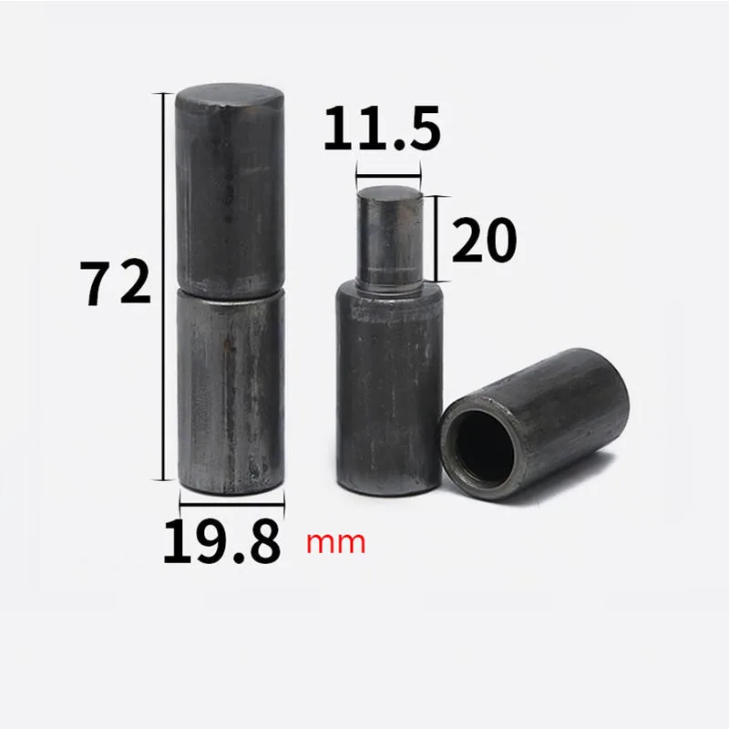 20*72mm Iron Electrical Cabinet Door Concealed Hinge Welding Roller Fire Box