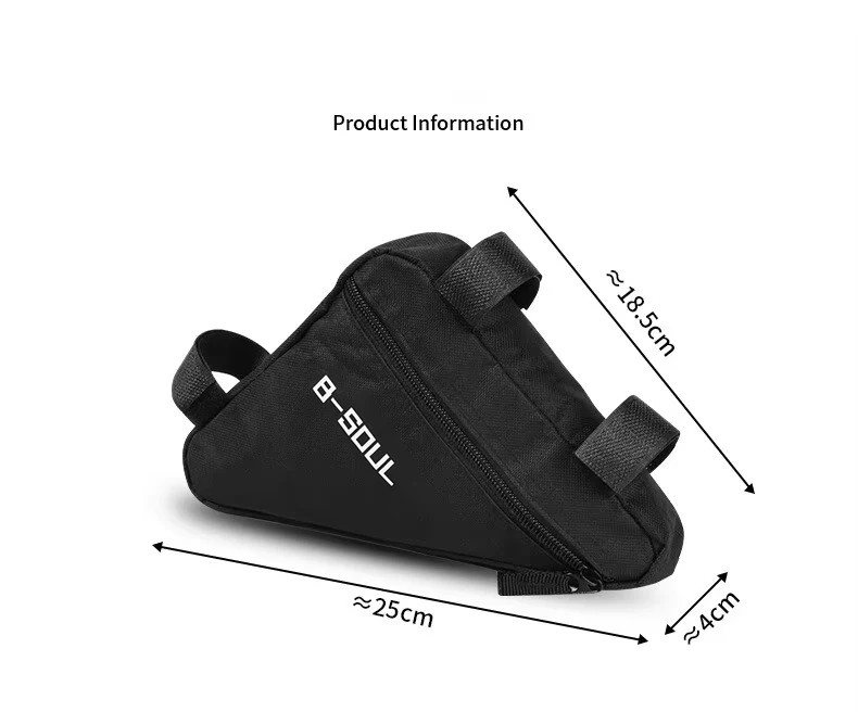 Fahrrad Dreieck Tasche Fahrrad Vorne Rohr Rahmen Sattel Lagerung Taschen MTB Rennrad Tasche Langlebig Fahrrad Werkzeug Tasche Fahrrad Zubehör – Detail 5