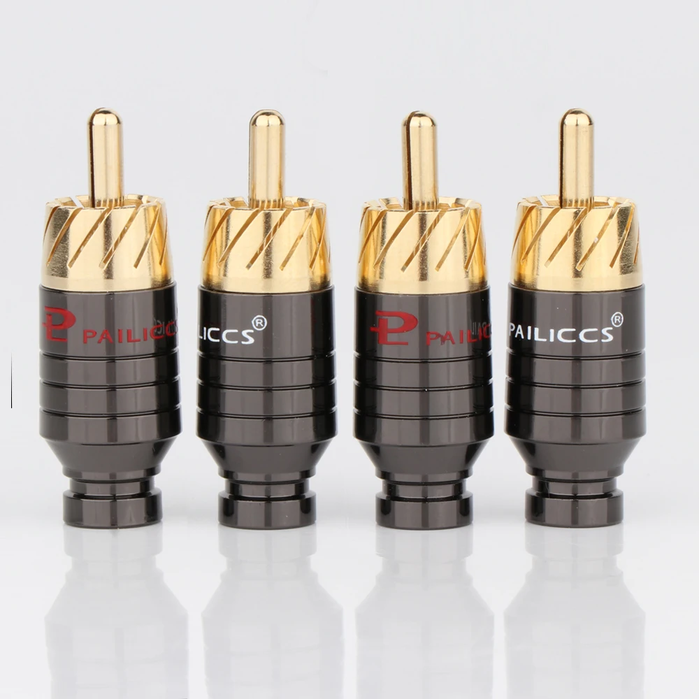 50pcs Phono Speaker Wire To Male RCA Connector Adapters - Jack Plug For Audio/Video/LED 5 thumbnail image