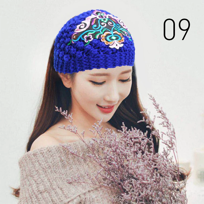 Women Winter Knitted Wool Hair Band High Elastic Wide Brim Lady Warm Headband Cap Warm Headwrap 4