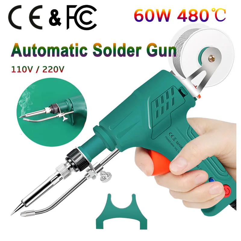 NewProfessional60WTinSolderingGunSetCEFCCertifiedElectric