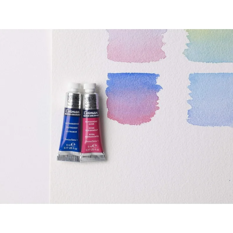 Winsor & Newton Cotman 수채화 물감 튜브 세트 - 예술가, 초보자 및 스케치용 5ml 튜브(10개 또는 20개 색상)