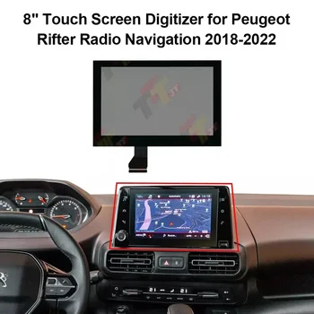 Tablero LCD Pantalla táctil de 8" para Peugeot Partner Rifter, navegación por radio Toyota Proace City 1