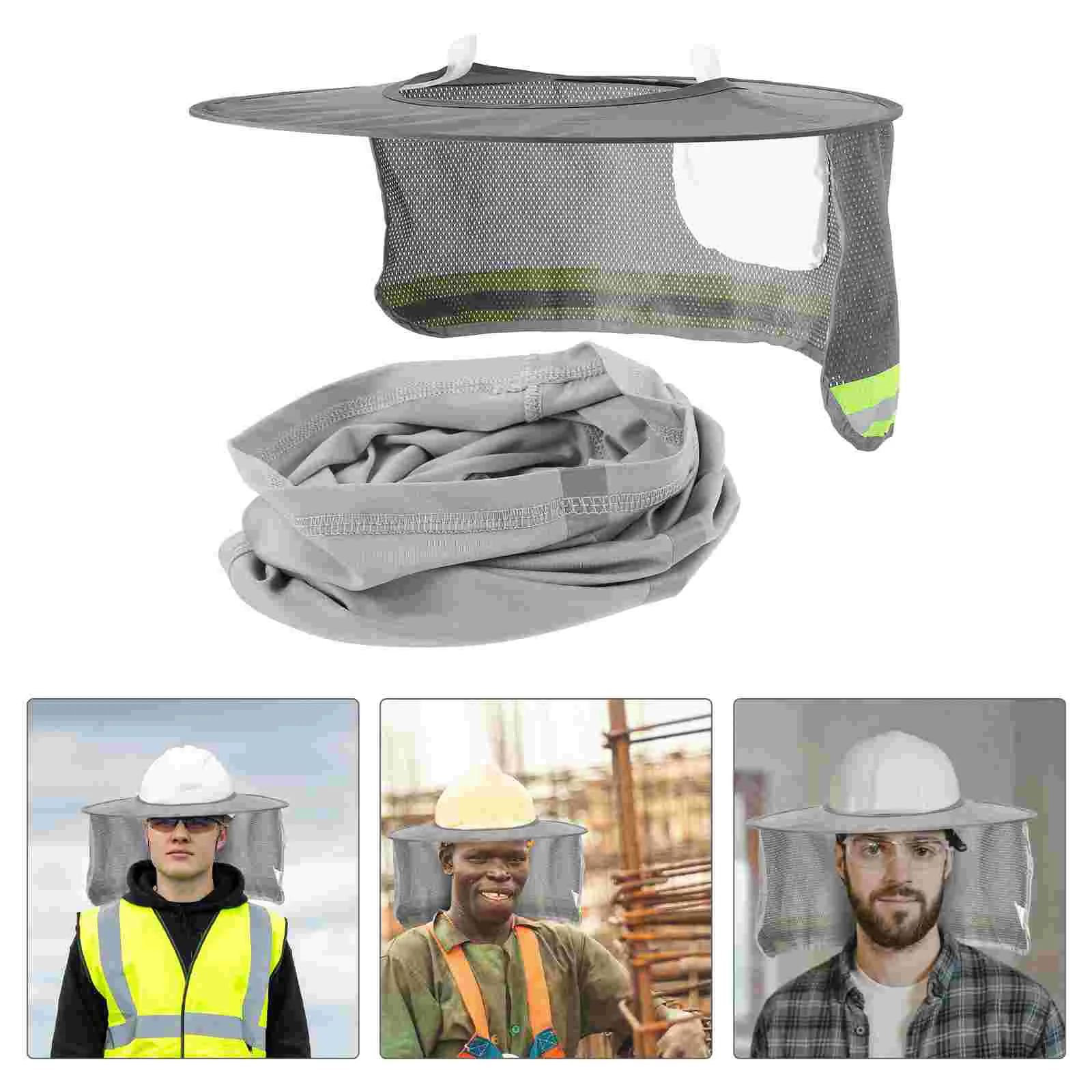 

Safety Lamp Shade Sun Hard Hat Brim Lampshade Hardhat Neck Shield for Construction Helmets Accessories Full Men Visor