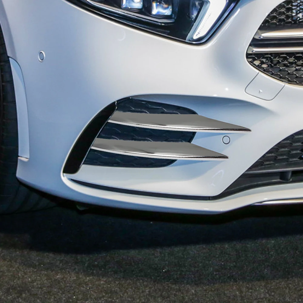 Auto Nebelscheinwerfer Lichter Streifen Schutz Trim Abdeckung Für Mercedes Benz A-Klasse W177 V177 A180 A200 A220 A250 AMG A35 2019-2023 – Detail 8
