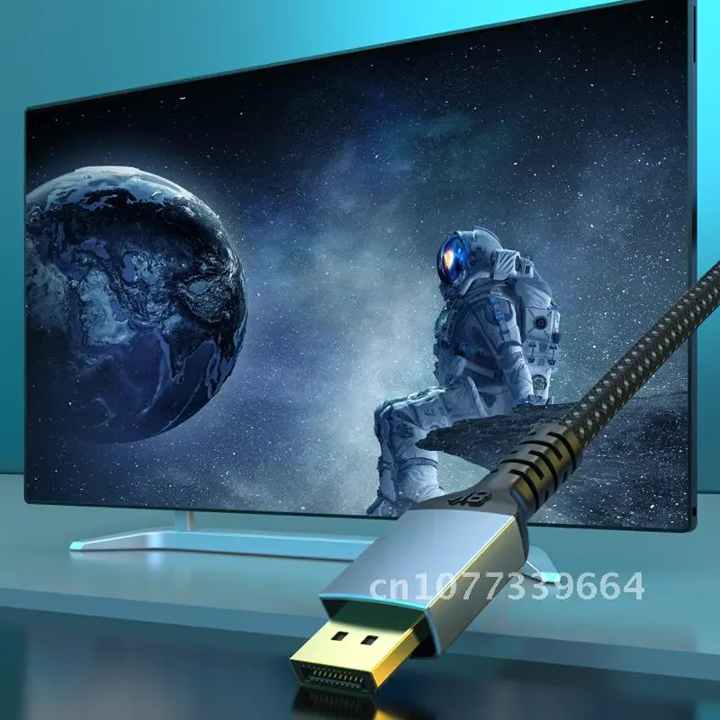 

DisplayPort 1.4 Cable CABLETIME 8K 60Hz 4K 144Hz HDR Video Cable for PC TV Laptop Projector Display port C395