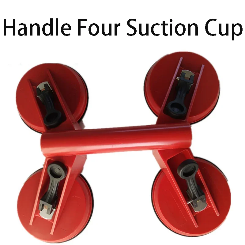 Handle Four Suction Cup Glass Suction Cups Dent Puller Handle Lifter Car Dent Puller Removers Locking Vacuum Repair Hand Tool